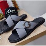 Men's Crossed Strap Slides